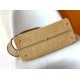 Perfette Qualità Repliche Borsa tote media Fendi Sunshine paglia nera e naturale Imitazione