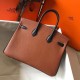 Repliche Borsa Hermes Birkin bicolore 25cm marrone/nero Clemence Imitazioni Premium Perfette Qualità Repliche Borsa Hermes Birkin bicolore 25cm marrone/nero Clemence Imitazione