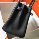 Repliche Borsa Hermes Birkin bicolore 25cm marrone/nero Clemence Imitazioni Premium Perfette Qualità Repliche Borsa Hermes Birkin bicolore 25cm marrone/nero Clemence Imitazione
