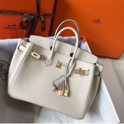 Migliore Repliche Hermes Birkin 25cm Borsa Beton Clemence Economiche Outlet Online