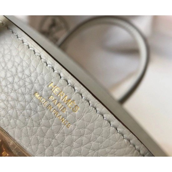 Miglior Falso Hermes Pearl Grey Clemence Birkin 30cm Borsa GHW Economiche Premium