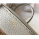 Miglior Falso Hermes Pearl Grey Clemence Birkin 30cm Borsa GHW Economiche Premium