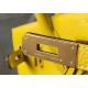 Miglior Falso Hermes Birkin 30cm Borsa Gialla Clemence Economiche Premium