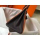 Perfette Qualità Repliche Hermes Birkin Tri-Color 35cm Borsa Arancione/Bianco/Nero Clemence Imitazione