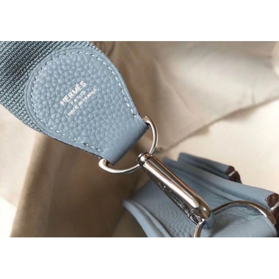 Miglior Falso Hermes Evelyne III 29 PM Borsa Blue Lin Clemence Economiche Premium