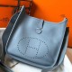 Miglior Falso Hermes Evelyne III 29 PM Borsa Blue Lin Clemence Economiche Premium