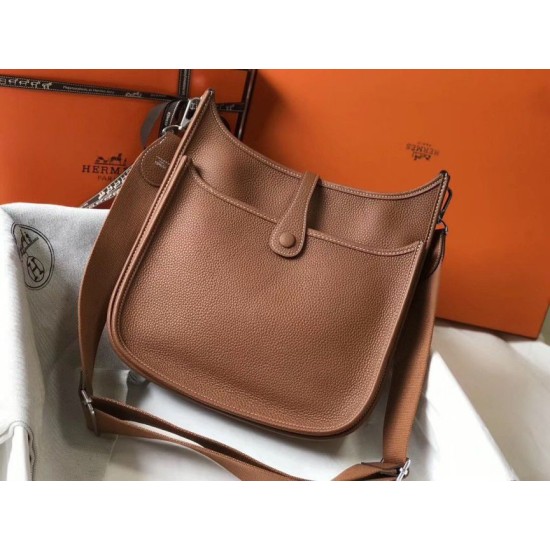 Perfette Qualità Repliche Hermes Evelyne III 29 PM Borsa Oro Clemence Imitazione