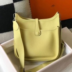 Replica perfetta Hermes Evelyne III 29 PM Borsa Jaune Poussin Clemence Imitazione Outlet Online