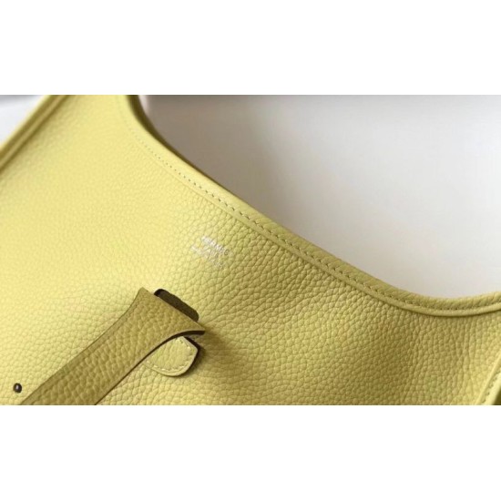 Perfette Qualità Repliche Hermes Evelyne III 29 PM Borsa Jaune Poussin Clemence Imitazione Replica perfetta Hermes Evelyne III 29 PM Borsa Jaune Poussin Clemence Imitazione Outlet Online
