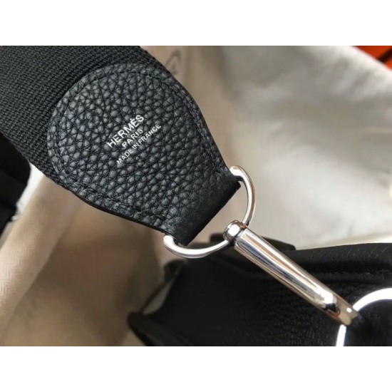 Miglior Falso Hermes Evelyne III 29 PM Borsa Nero Clemence Economiche Premium