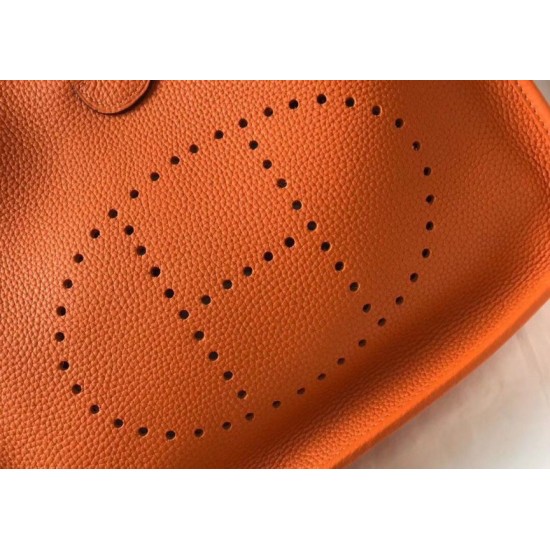 Migliore Repliche Hermes Evelyne III 29 PM Borsa Arancione Clemence Economiche Outlet Online