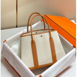Migliore Repliche Hermes Garden Party 36cm Borsa Toile e Oro Economiche Outlet Online