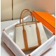 Migliore Repliche Hermes Garden Party 36cm Borsa Toile e Oro Economiche Outlet Online