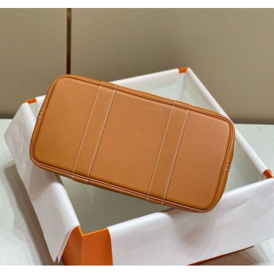 Migliore Repliche Hermes Garden Party 36cm Borsa Toile e Oro Economiche Outlet Online