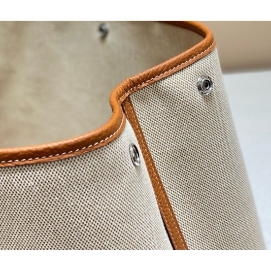 Migliore Repliche Hermes Garden Party 36cm Borsa Toile e Oro Economiche Outlet Online