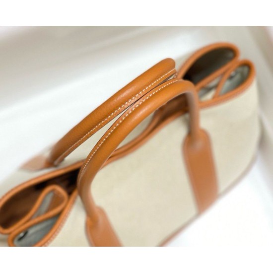 Migliore Repliche Hermes Garden Party 36cm Borsa Toile e Oro Economiche Outlet Online