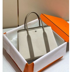 Miglior Falso Hermes Garden Party 36cm Borsa Toile e Talpa Economiche Premium