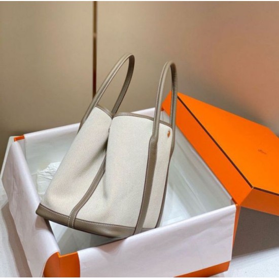 Miglior Falso Hermes Garden Party 36cm Borsa Toile e Talpa Economiche Premium
