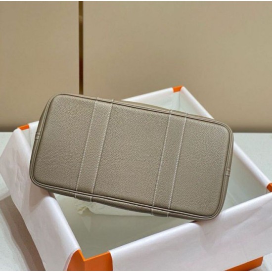 Miglior Falso Hermes Garden Party 36cm Borsa Toile e Talpa Economiche Premium