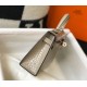 Replica perfetta Hermes Kelly Mini II Borsa Taupe Embossed Crocodile Imitazione Outlet Online