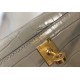 Replica perfetta Hermes Kelly Mini II Borsa Taupe Embossed Crocodile Imitazione Outlet Online