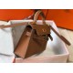 Migliore Repliche Hermes Kelly Mini II Borsa Gold Epsom Economiche Outlet Online