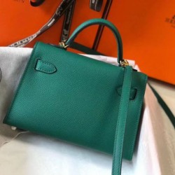 Miglior Falso Hermes Kelly Mini II Borsa Malachite Epsom Economiche Premium