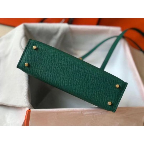 Miglior Falso Hermes Kelly Mini II Borsa Malachite Epsom Economiche Premium