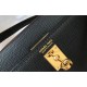 Migliore Repliche Hermes Kelly Mini II Borsa Nero Epsom Economiche Outlet Online