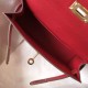 Miglior Falso Hermes Kelly Mini II Borsa Rouge Vif Epsom Economiche Premium