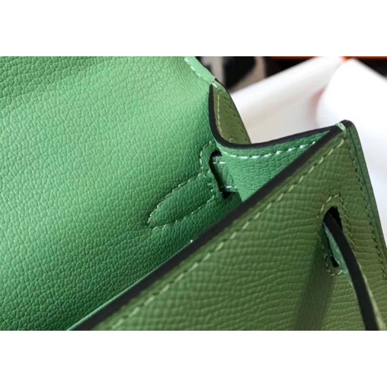 Repliche Hermes Kelly Mini II Borsa Vert Criquet Epsom Imitazioni Premium Replica perfetta Hermes Kelly Mini II Borsa Vert Criquet Epsom Imitazione Outlet Online