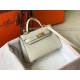 Miglior Falso Hermes Kelly Mini II Borsa Bianco Epsom Economiche Premium