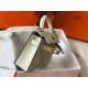 Miglior Falso Hermes Kelly Mini II Borsa Bianco Epsom Economiche Premium