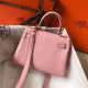 Hermes Mini Kelly 20cm Borsa Rosa Clemence Replica originale di alta qualità Migliore Repliche Hermes Mini Kelly 20cm Borsa Rosa Clemence Economiche Outlet Online
