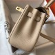 Repliche Hermes Mini Kelly 20cm Borsa Beige Clemence Imitazioni Premium Perfette Qualità Repliche Hermes Mini Kelly 20cm Borsa Beige Clemence Imitazione