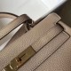 Miglior Falso Hermes Kelly 28cm Retourne Borsa Argile Clemence Economiche Premium