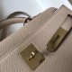 Miglior Falso Hermes Kelly 28cm Retourne Borsa Argile Clemence Economiche Premium