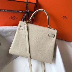 Migliore Repliche Hermes Kelly 28cm Retourne Borsa Beton Clemence Economiche Outlet Online