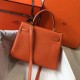 Perfette Qualità Repliche Hermes Kelly 28cm Retourne Borsa Orange Clemence Imitazione