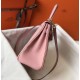 Migliore Repliche Borsa Hermes Kelly 28cm Retourne rosa Clemence Economiche Outlet Online
