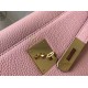 Migliore Repliche Borsa Hermes Kelly 28cm Retourne rosa Clemence Economiche Outlet Online