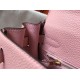 Migliore Repliche Borsa Hermes Kelly 28cm Retourne rosa Clemence Economiche Outlet Online