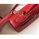 Migliore Repliche Borsa Hermes Kelly 28cm Retourne rossa Clemence Economiche Outlet Online