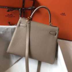 Miglior Falso Borsa Hermes Kelly 28cm Retourne Tourterelle Clemence Economiche Premium