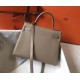 Miglior Falso Borsa Hermes Kelly 28cm Retourne Tourterelle Clemence Economiche Premium