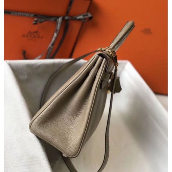 Miglior Falso Borsa Hermes Kelly 28cm Retourne Tourterelle Clemence Economiche Premium