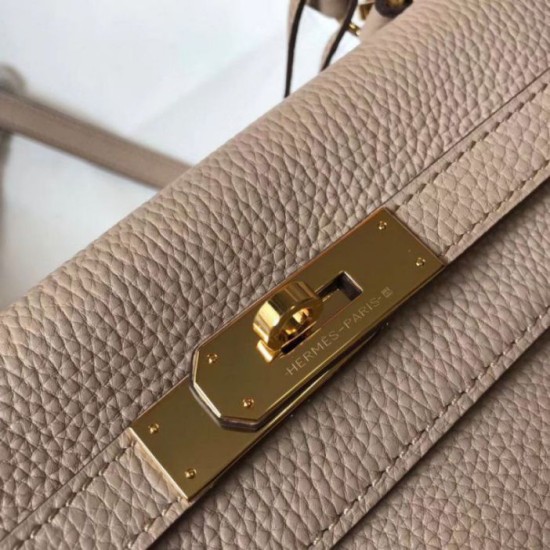 Miglior Falso Borsa Hermes Kelly 32cm Retourne Borsa Argile Clemence Economiche Premium
