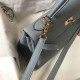 Perfette Qualità Repliche Hermes Kelly 32cm Retourne Borsa Blu Lin Clemence Imitazione
