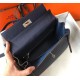 Migliore Repliche Hermes Kelly 32cm Retourne Borsa Blu Navy Clemence Economiche Outlet Online