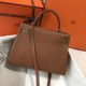 Perfette Qualità Repliche Hermes Kelly 32cm Retourne Borsa Oro Clemence Imitazione